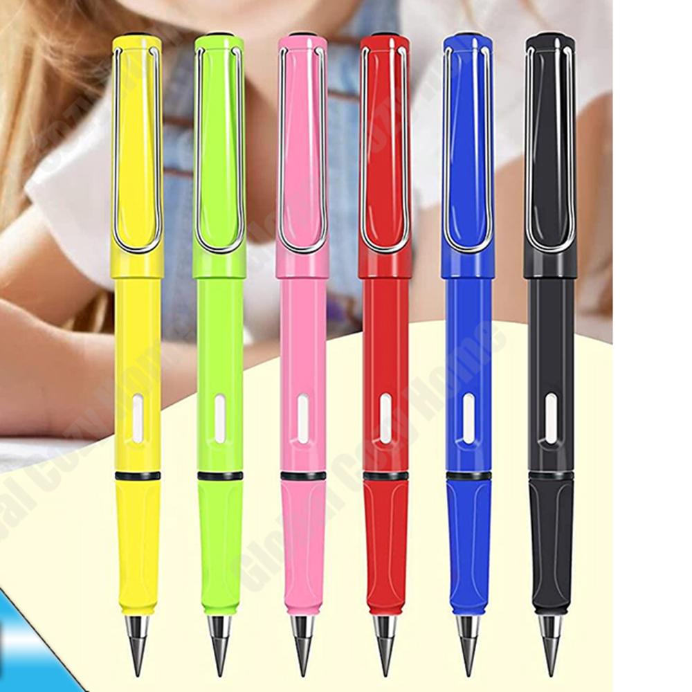 Бесчернильная ручка Бесконечный карандаш Вечный карандаш Бесчернильные карандаши Вечный карандаш Ручка без чернил Неограниченный карандаш Вечная ручка Бесчернильная металлическая ручка Бесконечная ручка 6 Pieces как