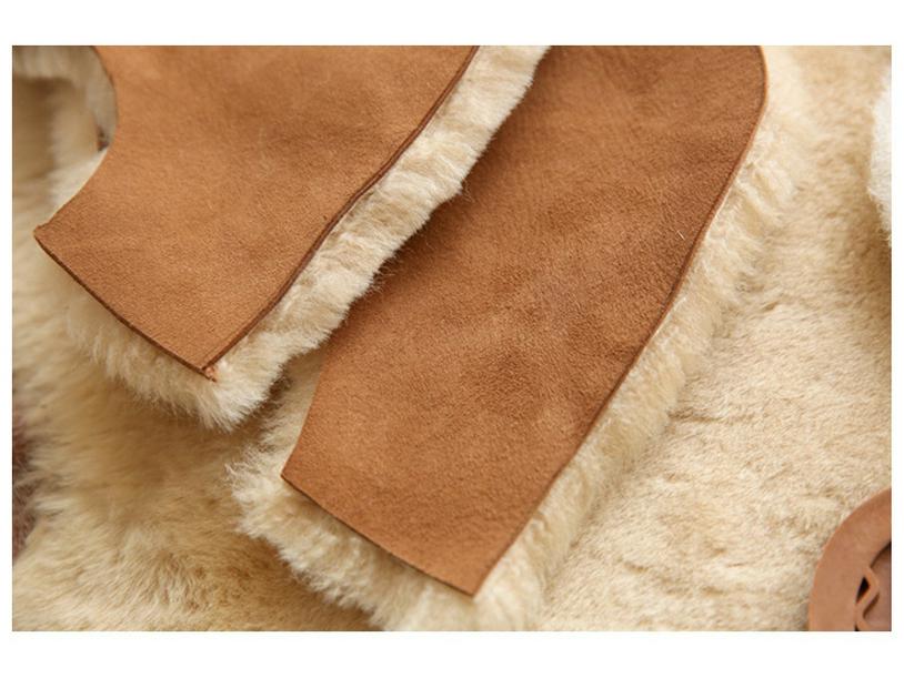 Cizme de zăpadă pentru bărbați, căptușite cu blană de oaie - Călduroase, antiderapante, încălțăminte de iarnă ușor de încălțat