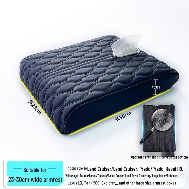 Memory Foam Car Armrest Pad & Tissue Box Cover