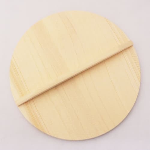Ichihara Woodworking Wooden Lid, Natural Wood, 36cm, 10013