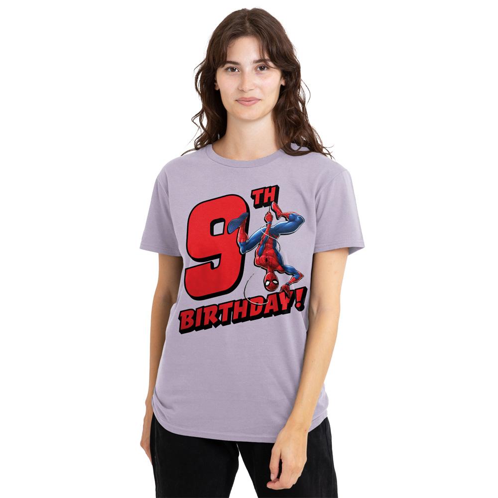 Spider-Man Womens/Ladies 9th Birthday T-Shirt