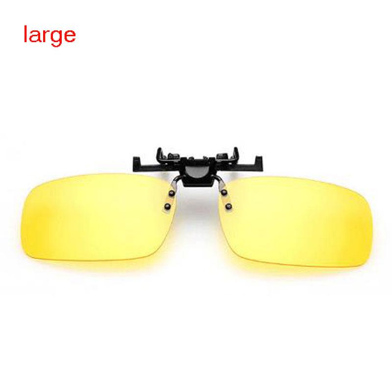 Car Night Safety Driving Glasses Clip On Sunglasses For Men Women Night Vision Glasses Anti-glare Driver Goggles Sunglasses