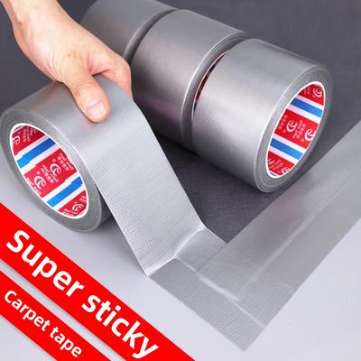 Super Strong Waterproof Duct Tape - Versatile Silvery Gray Adhesive for Walls, Plastics, Glass, Wood & Metal