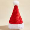 Dog Cat Hat Merry Christmas Decorations Christmas Pet Plush Santa Hat for Small Medium Dog Cats Machine Washable