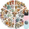 50Pcs Whimsical Robots Graffiti Sticker For Mobile Phones Refrigerators Computers Decor Waterproof Decals Cute Cartoon Stickers