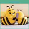 Cute Big Eyed Bee Plush Toy Doll With Extra Soft Pp Cotton Filling For Kids