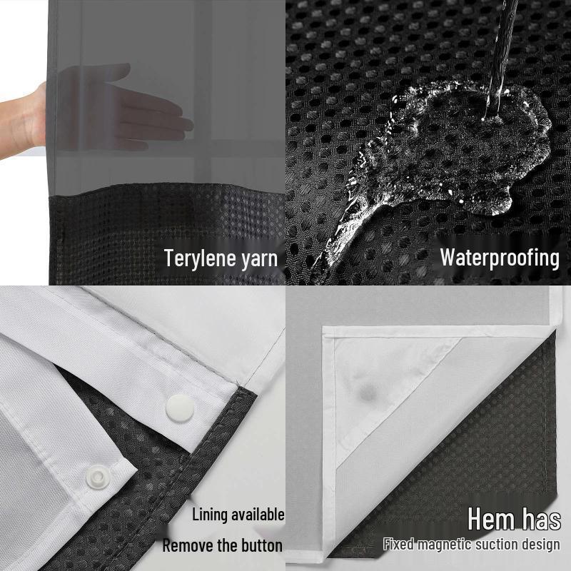 Waffle Weave Shower Curtain