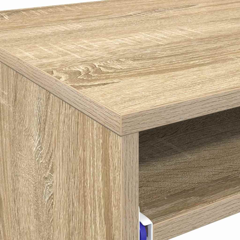 Desk in Sonoma Oak Finish 77.5 x 43 x 79 cm Particleboard