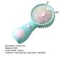 Snail-Shaped Handheld Fan with USB Charging Cute Portable Mini Fan with 2 Speeds Lightweight Quiet Summer Gadget for Travel Office Outdoor