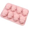 Multifunctional Silicone Truffles Molds Multipurpose Silicone Cartoon Cloud Baking Molds 8 Sections Baking Tray for Sweet Treat