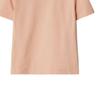 Burberry SS24 Solid Color Logo Embroidery Crew Neck Pullover Short Sleeved T Shirt Women's Pink 80979481