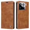 YIKATU YK-006 Pro pouzdro pro Xiaomi 15 Pro Magnetické zavírání Kožený kryt na telefon Litchi textura