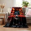 Alien Blanket Flannel Blanket Soft Cozy Plush Throw for Sofa Bed Lightweight Home Decor