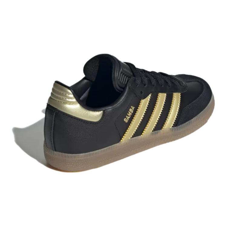 adidas Samba J 'Triunfo Dorado' (Unisex) Black / Gold Metallic / Gum Kids' Soccer Shoes JH5641