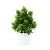 Simulated Tree Pinus With Twenty Fivepine Cones Artificial Green Plant Bonsai
