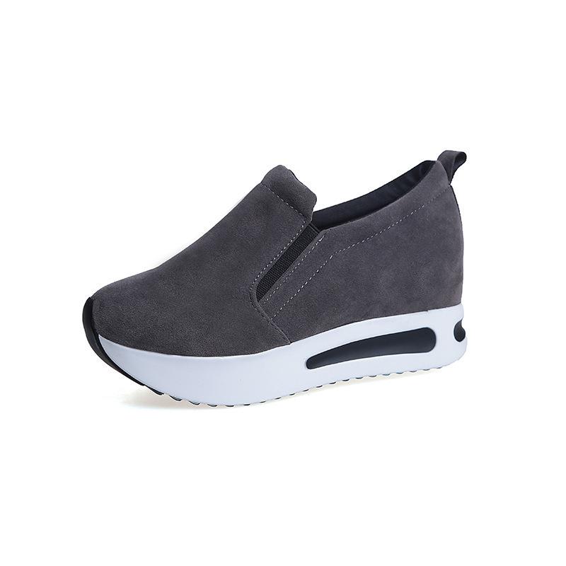 Women shoes ladies Flat Thick Bottom Shoes Slip On Ankle Boots Casual Platform Sport Shoes 2024
