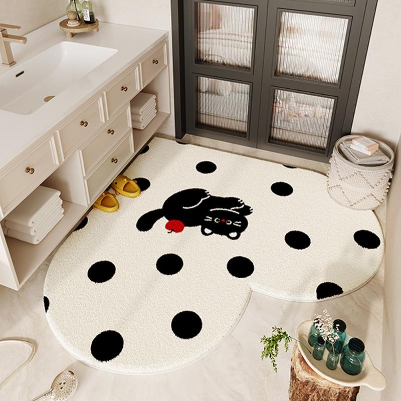 Cute Style Floor Mat Bathroom Floor Mat Bathroom Door Wear-resistant and Anti Slip Mat