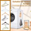 Hanger Organizer Stacker Metal Clothes Hanger Stand Household Closet Laundry Room Holds Storage Rack