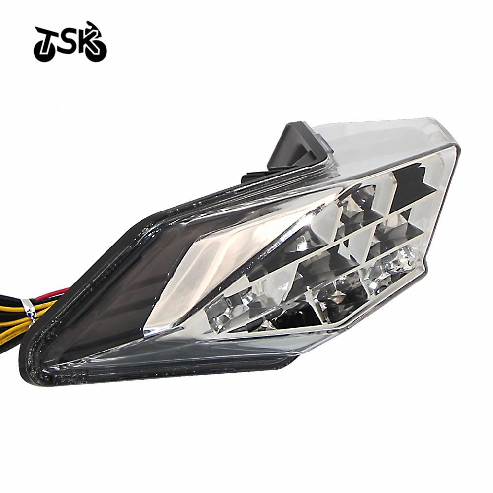 Tail Brake Light Turn Signal Motorcycle Integrated Blinker Lamp LED For KAWASAKI Ninja 250 300 Z 250 Z 300 2013-2017