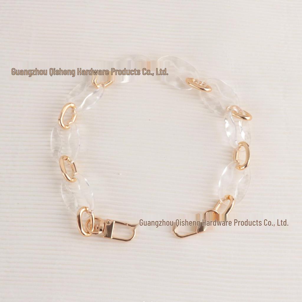 Versatile Retro Acrylic Resin Chain for Phone Case and Bag Accessories