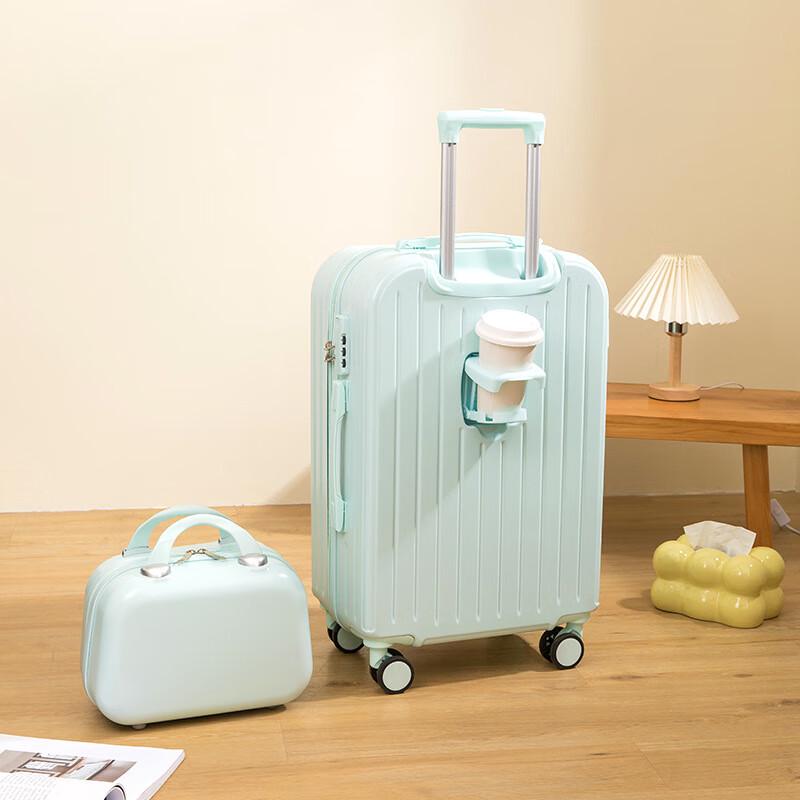 KarLot Fresh Design Luggage Set with Cup Holder
