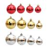 Elegant Christmas Sphere Ornament Christmas Hanging Pendant Assorted Checkered Sphere Baubles for Home Festivities