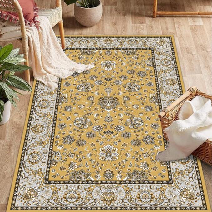 Persian Carpet Living Room Tea Table Bedroom Non Slip Carpet Anti Dirt and Easy To Maintain Sofa Carpet