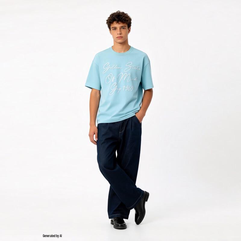 GAP Unisex 2026 Summer Embroidered Logo Cotton T-Shirt