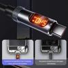 240W Max Digital Display Fast Charge Cable with Aluminum Alloy Case, 480Mbps, Type-C To Type-C for 17 16 15 Pro Max