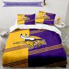 Vikings Pride Design Bed Bedding Set 1 Duvet Cover + 2 Pillowcases Soft Breathable Household Bed Linens