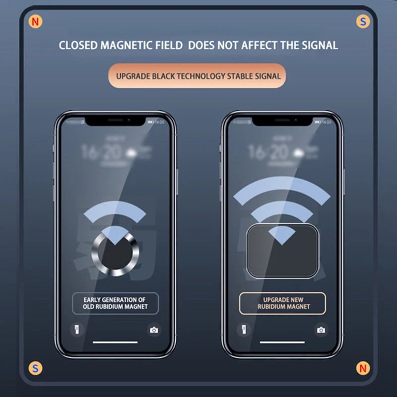 New Magnetic Attraction Universal Instrument Panel Mobile Phone Holder Universal Magnetic Attachment Mobile Phone Holder