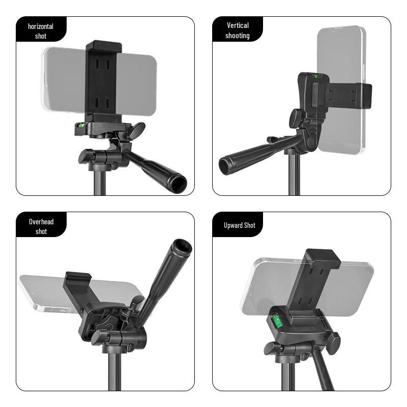 JHOPT Aluminum Alloy Portable Tripod with Q3130 Head