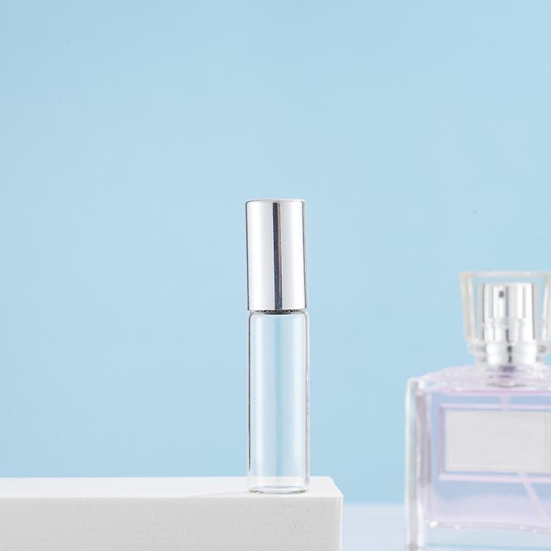 Transparent Glass Roller Bottles for Perfume and Essential Oils - 1ml, 2ml, 3ml, 5ml, 10ml