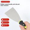 Stainless Steel Putty Knife Plastic Handle Scraper Flexible Blade Filling Painting Tool For Diy Wall Renovation Construction Use