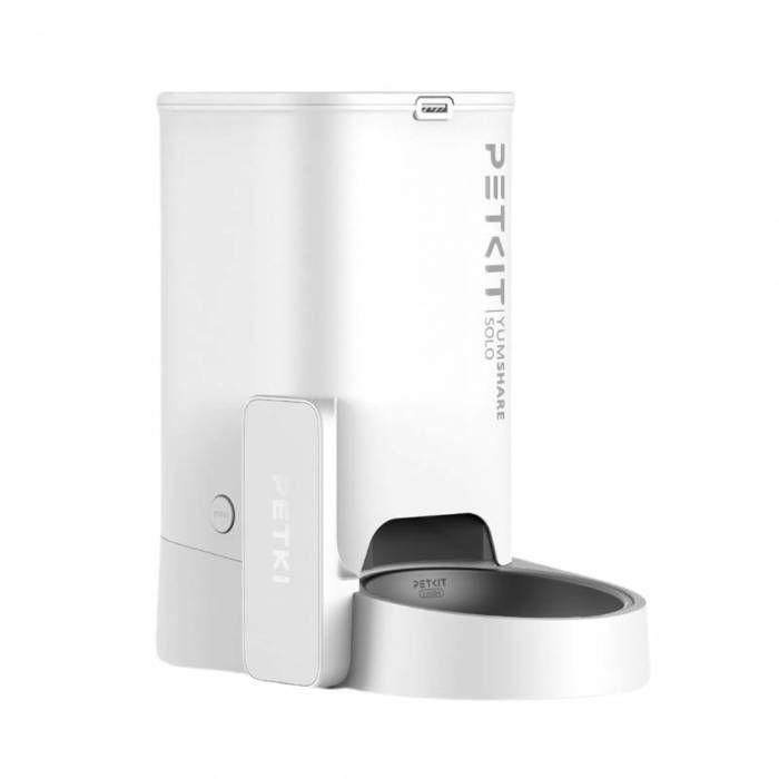 Distributeur de croquettes automatique - PET KIT - YumShare Solo - 3L - Caméra infrarouge - Connecté