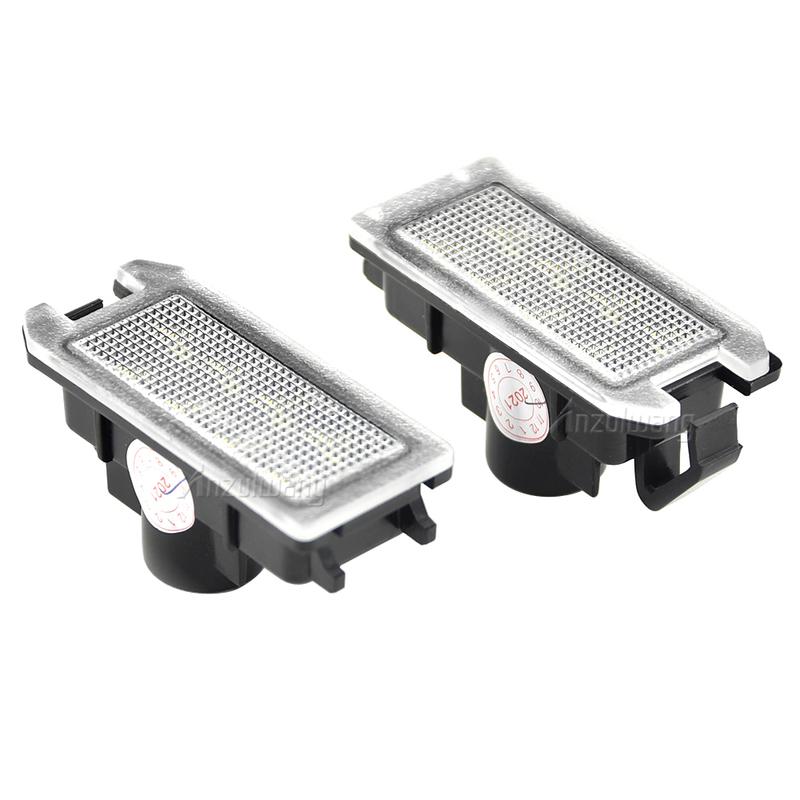 2X Canbus LED License Number Plate Light For 14-20 Jeep Grand Cherokee WK2 14-17 Compass Patriot 2015-2017 Dodge Viper 13-17