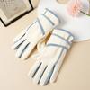 Warm Fleece Lined Touchscreen Gloves Outdoor Cycling Hiking Running Winter Use Unisex One Size