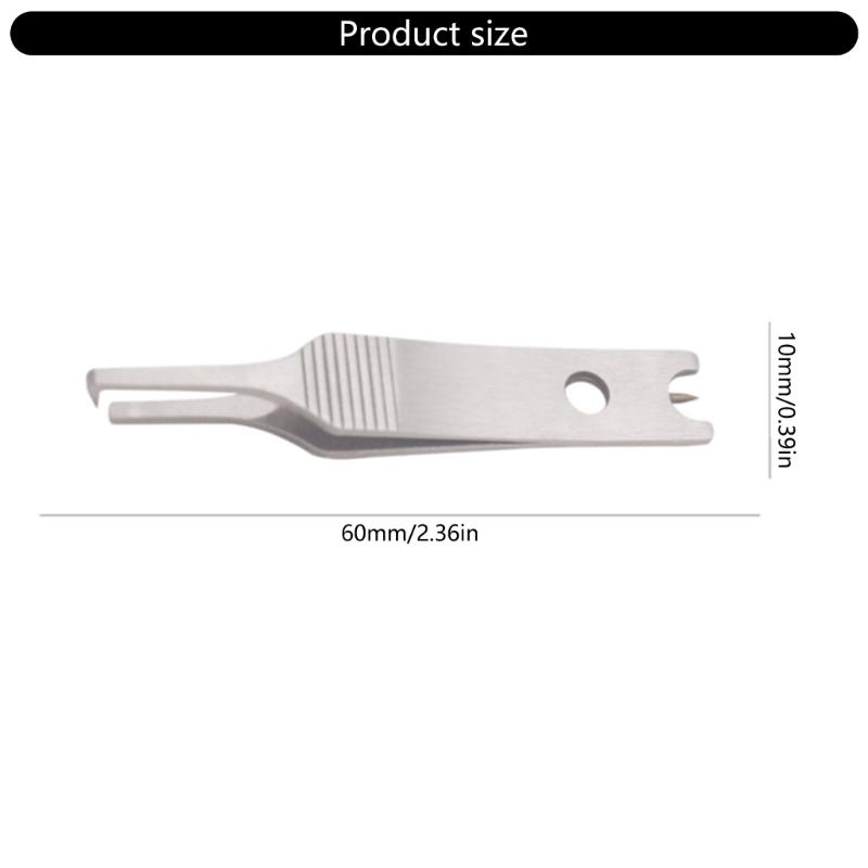 2Pcs Multifunctional Fishing Line Pliers Double Opening Pliers Fishing Tackle Accessories Fishing Line Tweezers