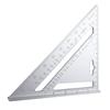 7'' Triangle Angle Protractor Aluminum Alloy Measuring Ruler Miter For Framing Building Carpenter Measuring Tools