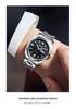 La Baoli LA421 Waterproof Quartz Steel Wristwatch for Couples