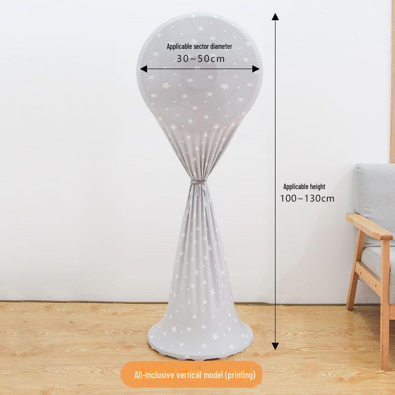 Univerzální prachotěsný úložný kryt pro vertikální věžové a podlahové ventilátory