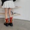 Harajuku Słodkie Bowknot Kawaii Skarpetki Kobiety Wiosna Lato Y2k JK Lolita Słodkie Solidne Skarpetki Japoński Styl Kobiety Dziewczyny Środkowe Rurki Preppy Skarpetki