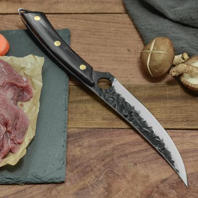 Cuchillo de cocina de acero inoxidable hecho a mano, cuchillos de escultura de pescado, cuchillo para deshuesar, cortador de cuchilla