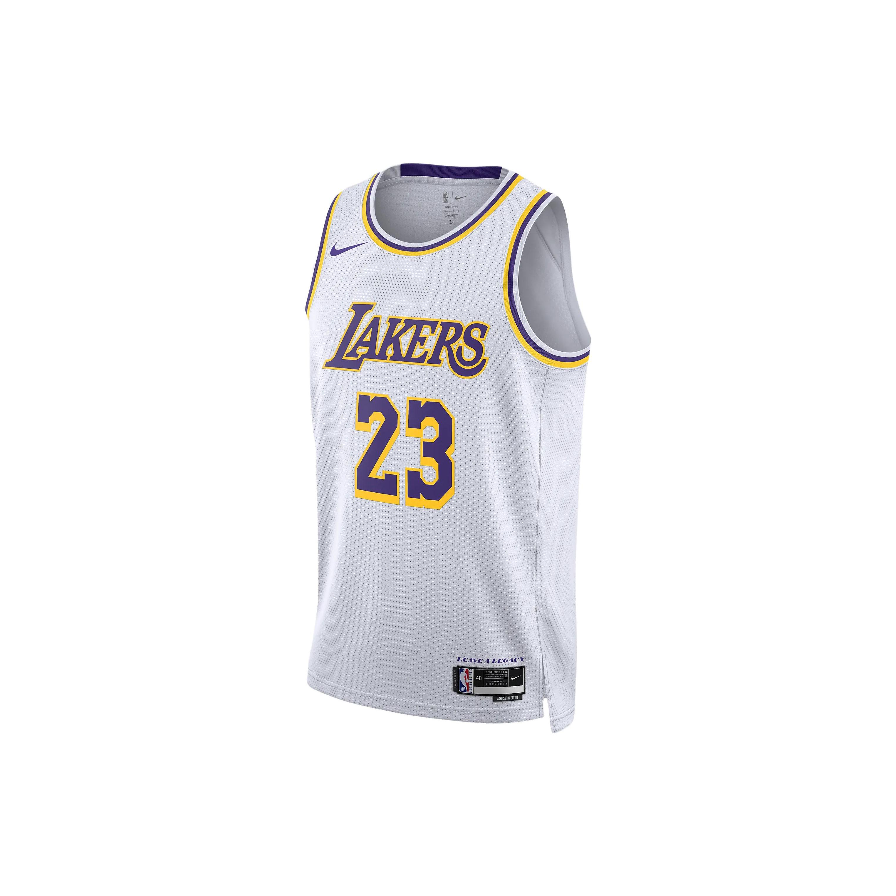 

Новая мужская майка Nike Los Angeles Lakers Association Edition 2022/23 Nike Dri FIT NBA Swingman DN2081-103 XXXL
