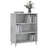 VidaXL Bibliothèque gris béton 69,5x32,5x90 cm bois d'ingénierie 828336