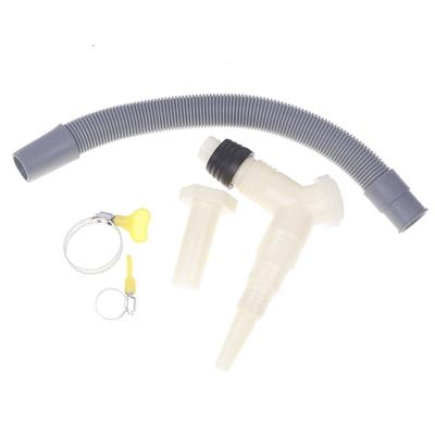 ערכת הארכה צינור ניקוז למכונת כביסה ומייבש, עיצוב גמיש ועמיד במים, תאימות למותגים מרובים