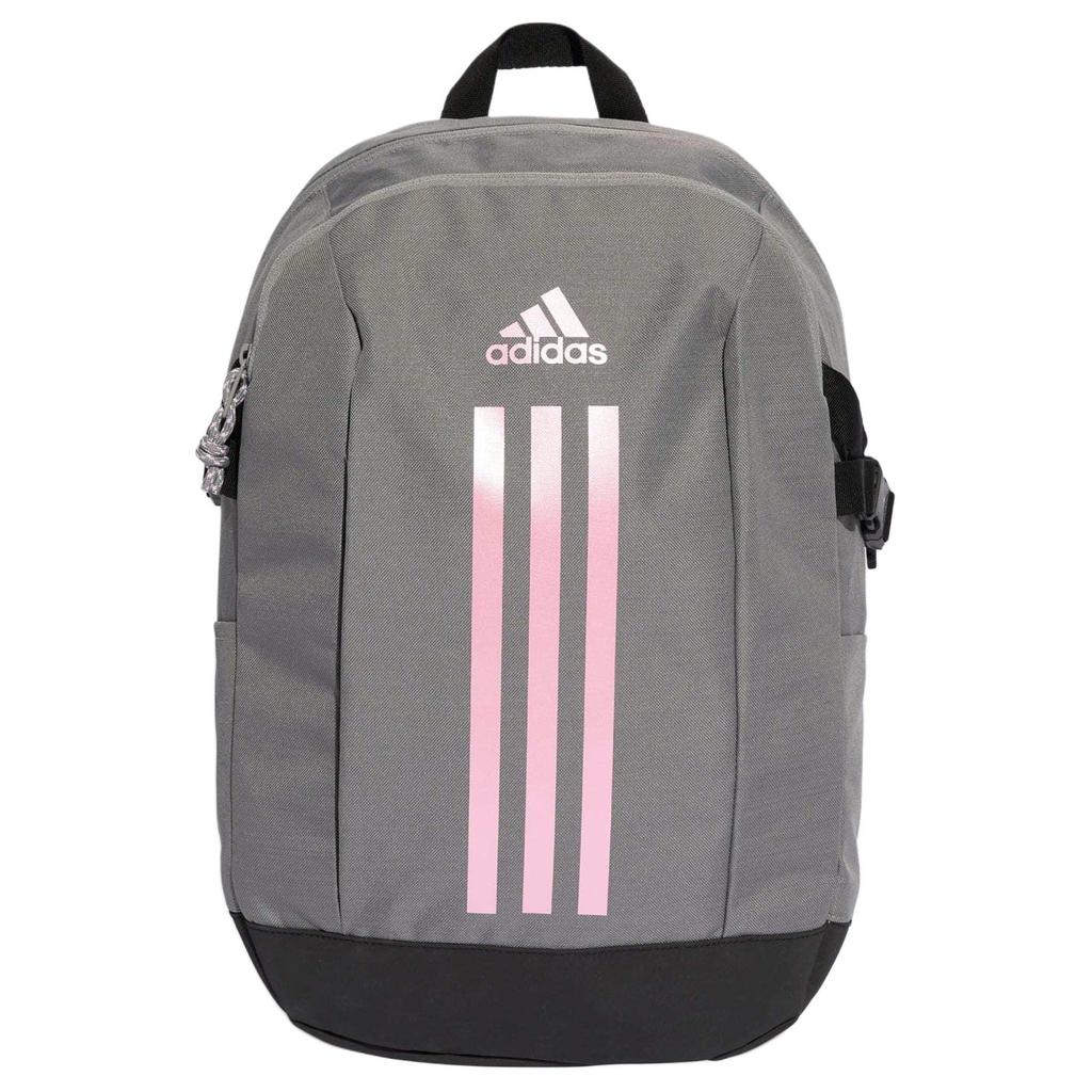 Adidas Power Polyester Backpack Unisex Gray Adidas JX8743