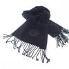 Chanel Scarf Black Wool/cashmere Women