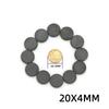 Black Ferrite Cylinder Magnet Ring with Hole - Strong Ring-Shaped Salvage Magnet.