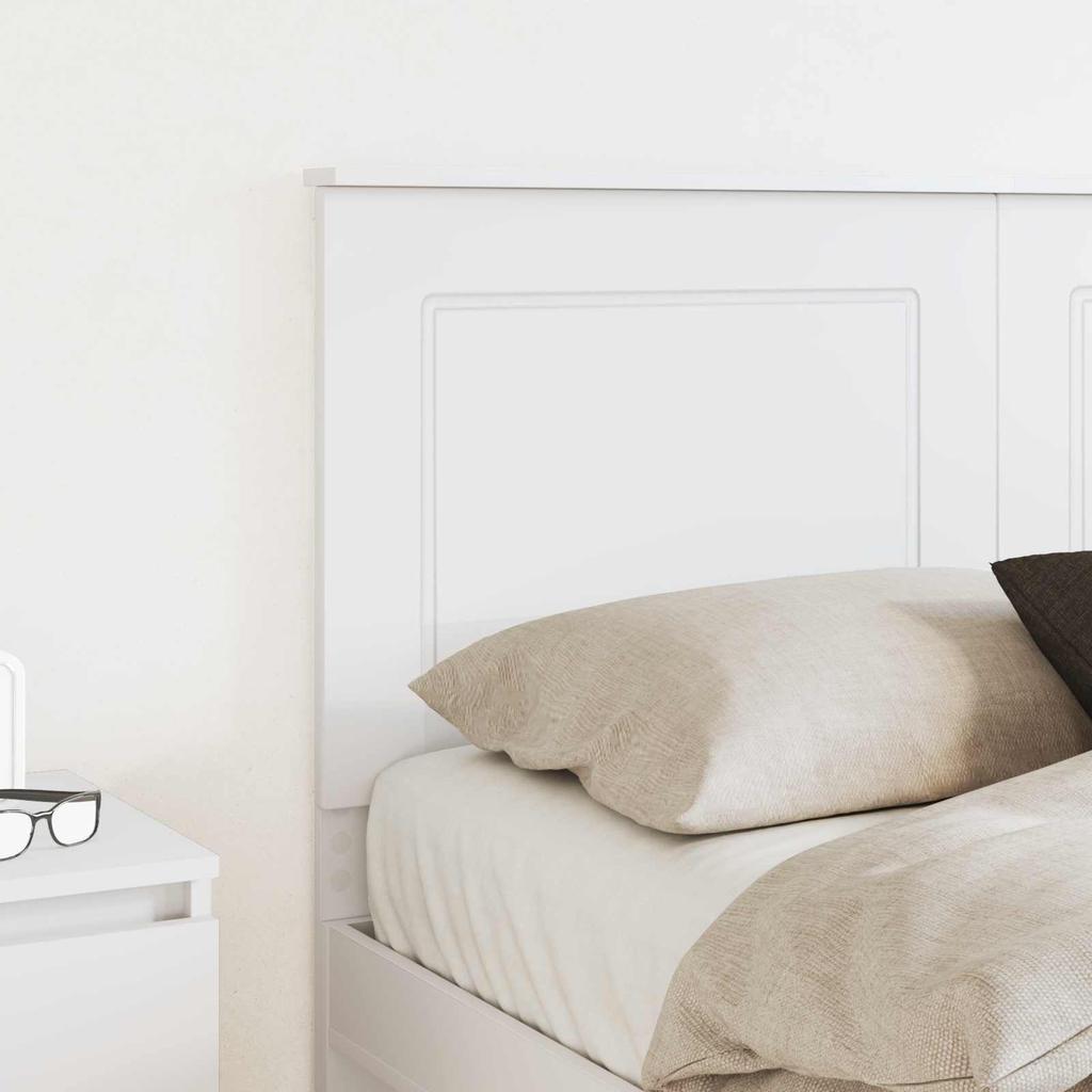 Headboard White 100 cm Engineered Wood